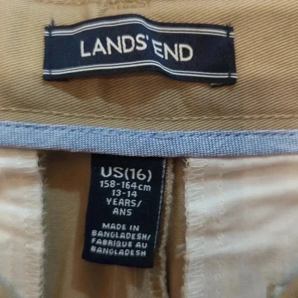 Lands End Boys khaki pants - Picture 7 of 11